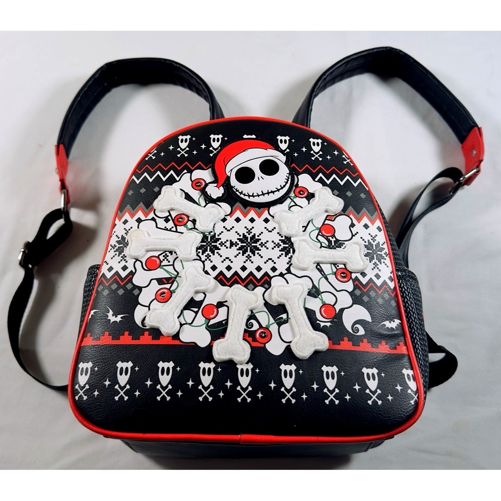 Loungefly Backpack Mini Black Jack Skellington Nightmare Before Christmas Disney
